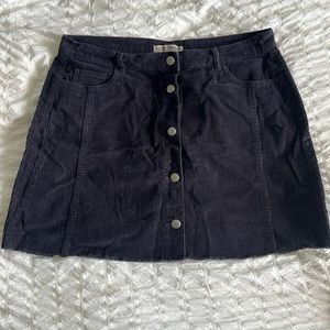 Corduroy Mini Skirt